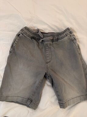 DL1961 Boys' Gray Elastic-Waist Cotton Shorts